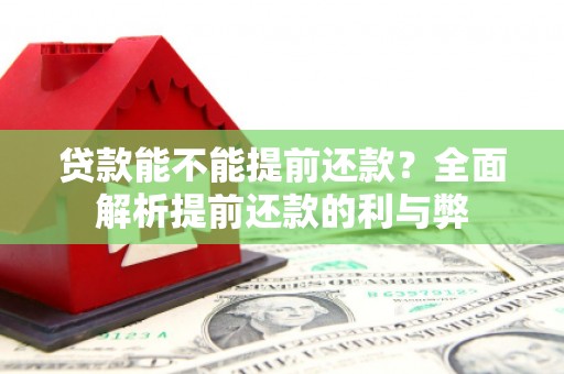 正蓝旗贷款能不能提前还款？全面解析提前还款的利与弊