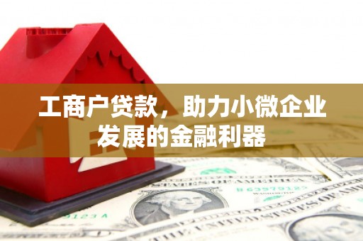 正蓝旗工商户贷款，助力小微企业发展的金融利器