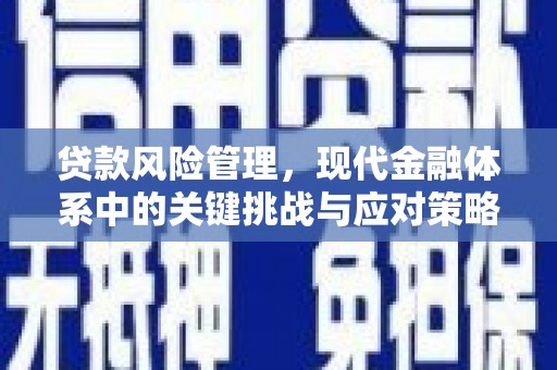 正蓝旗贷款风险管理，现代金融体系中的关键挑战与应对策略