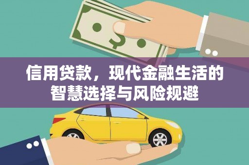 正蓝旗信用贷款，现代金融生活的智慧选择与风险规避