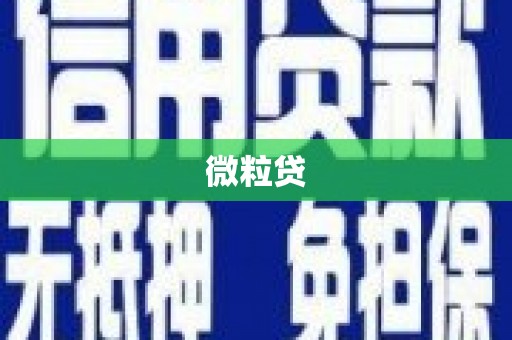 正蓝旗微粒贷