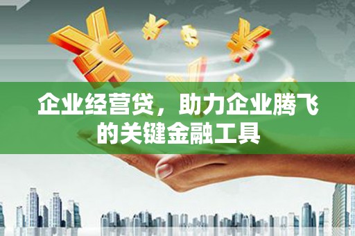 正蓝旗企业经营贷，助力企业腾飞的关键金融工具