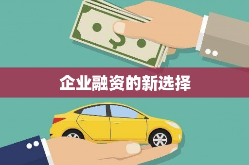 正蓝旗企业融资的新选择