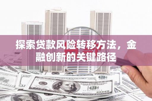 正蓝旗探索贷款风险转移方法，金融创新的关键路径