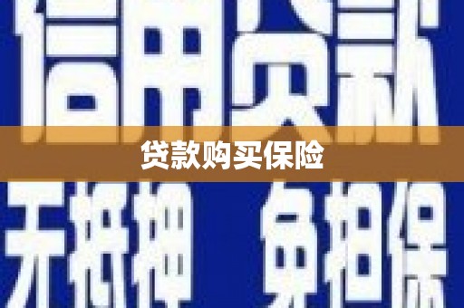 正蓝旗贷款购买保险