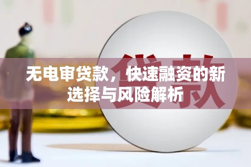 正蓝旗无电审贷款，快速融资的新选择与风险解析