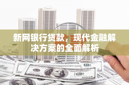 正蓝旗新网银行贷款，现代金融解决方案的全面解析