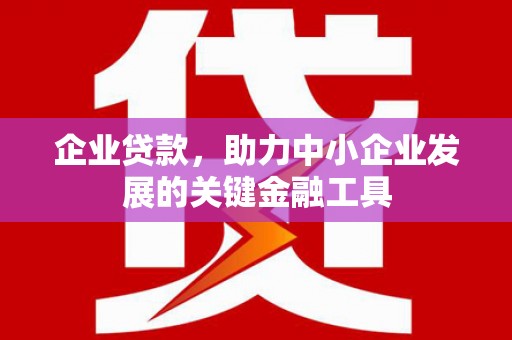 正蓝旗企业贷款，助力中小企业发展的关键金融工具