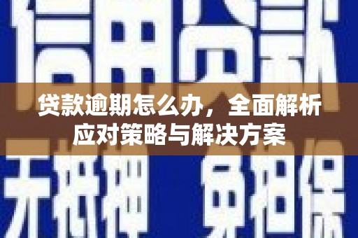 正蓝旗贷款逾期怎么办，全面解析应对策略与解决方案