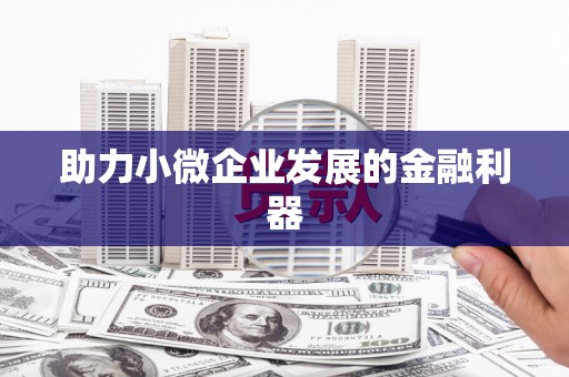 正蓝旗助力小微企业发展的金融利器