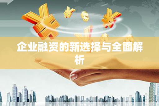 正蓝旗企业融资的新选择与全面解析