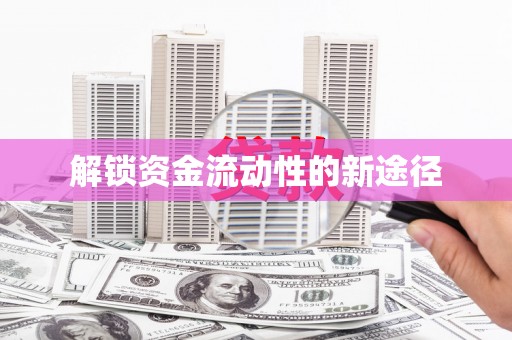 正蓝旗解锁资金流动性的新途径